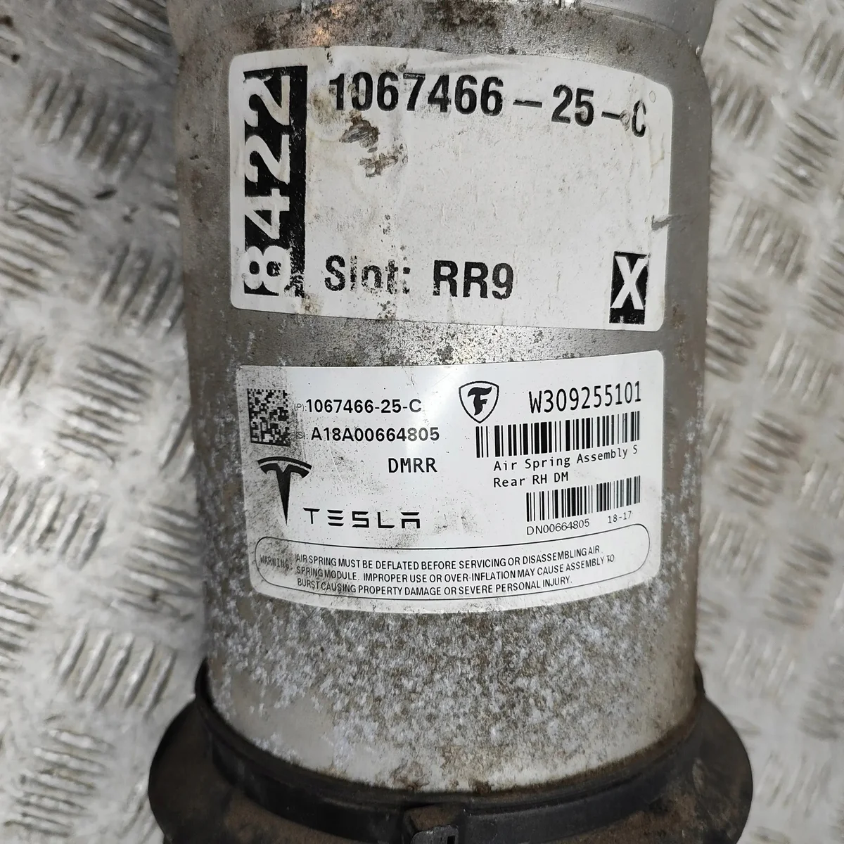Amortiguador Neumático Trasero Derecho Tesla Model S image 7
