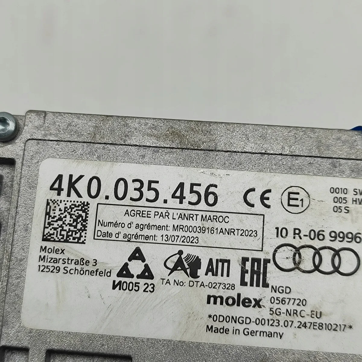 Amplificador Antena Audi A4 B9 4K0035456 Usado image 6