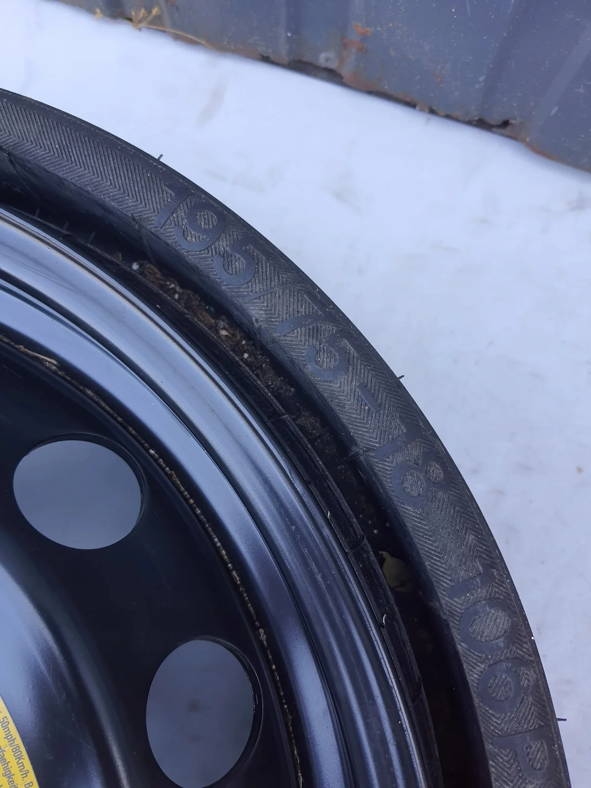 VW Touareg 7L Notrad 195/75 R18 7L0601027A image 5
