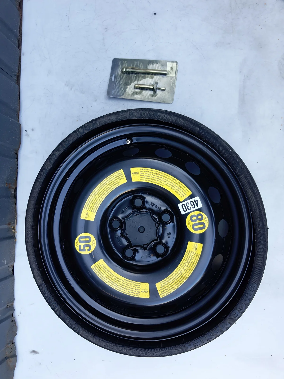 VW Touareg 7L Notrad 195/75 R18 7L0601027A image 6