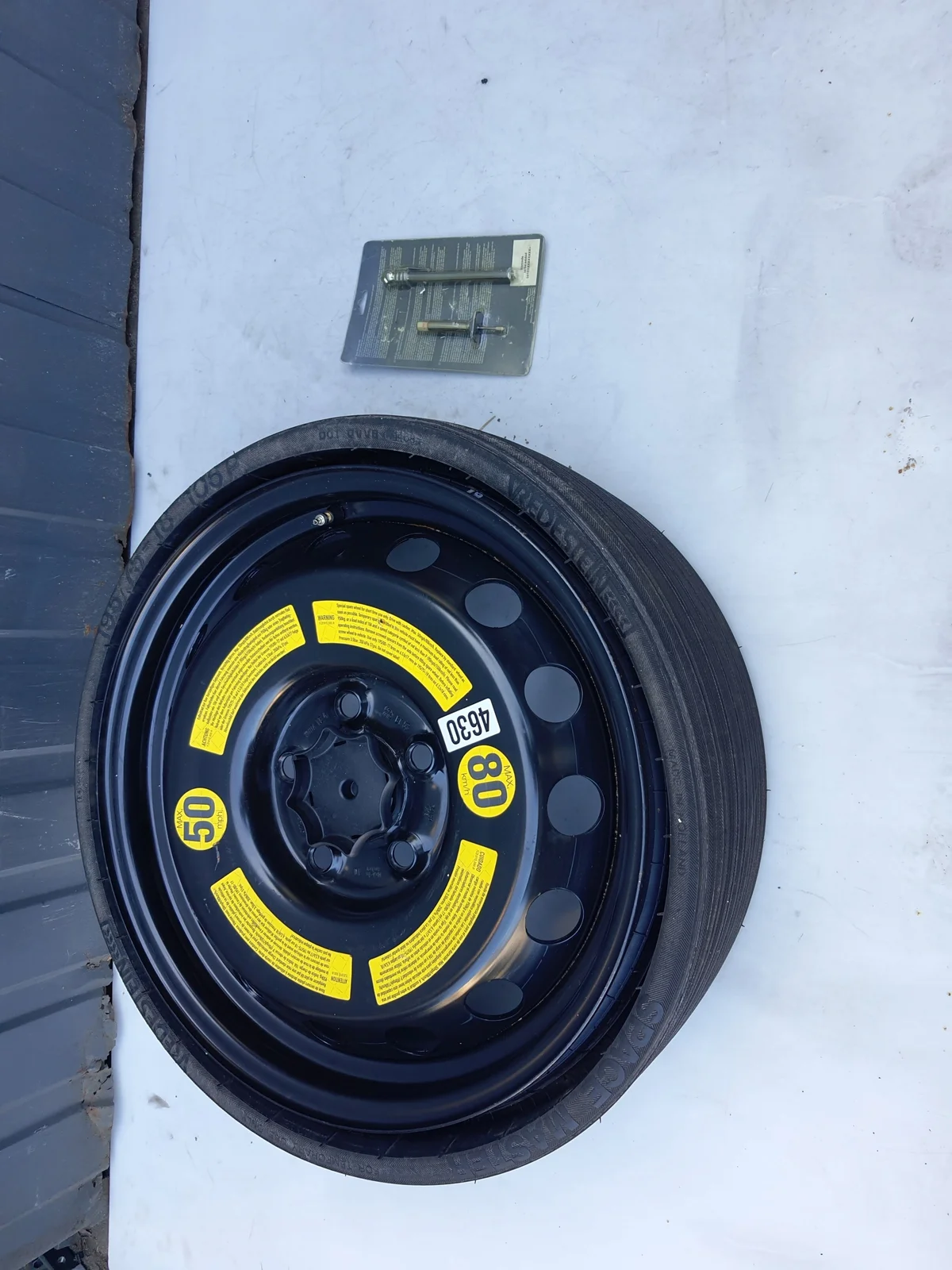 VW Touareg 7L Notrad 195/75 R18 7L0601027A image 7