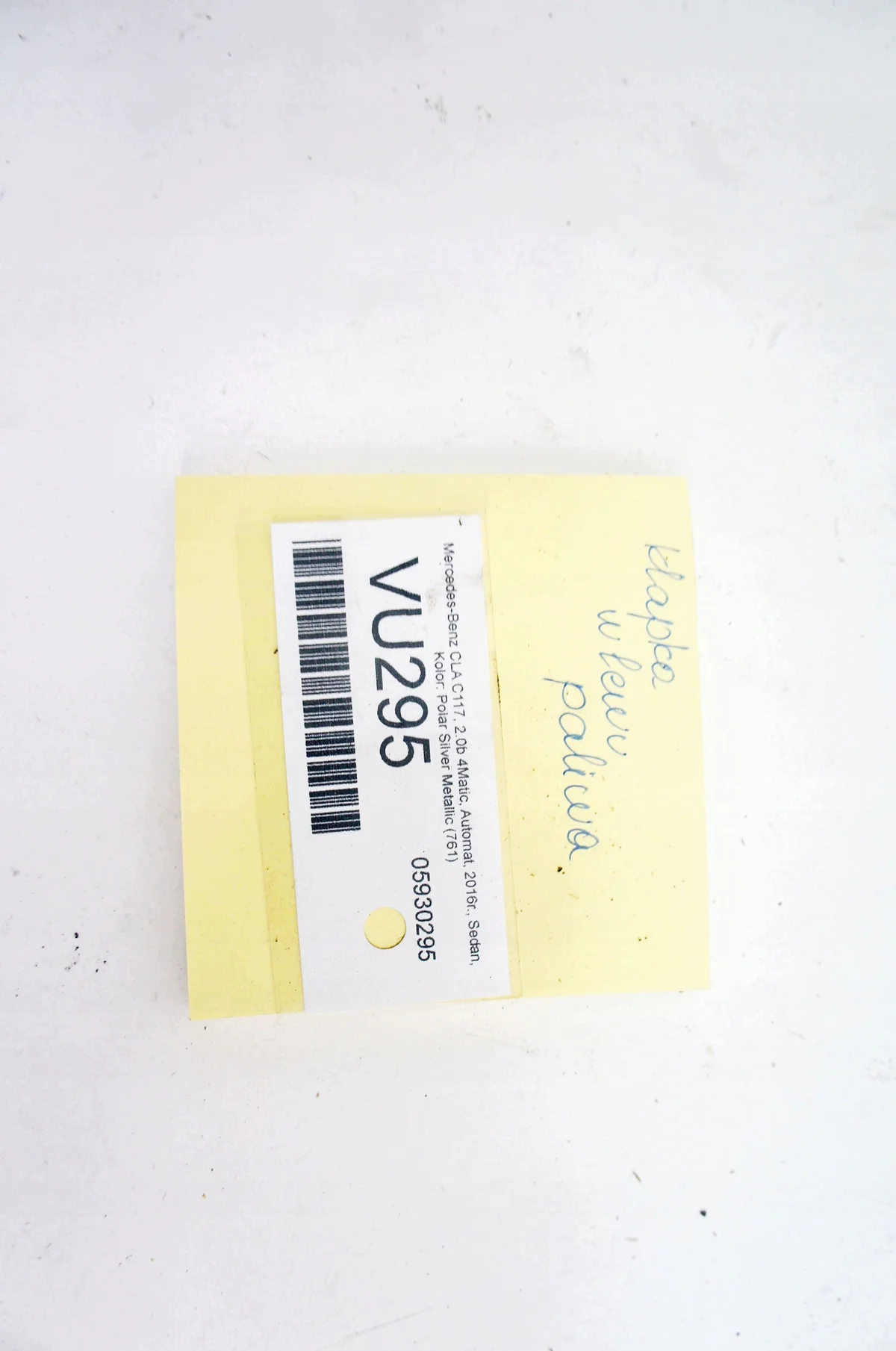 Tankklappe Mercedes CLA C117 W117 Polar Silv image 8