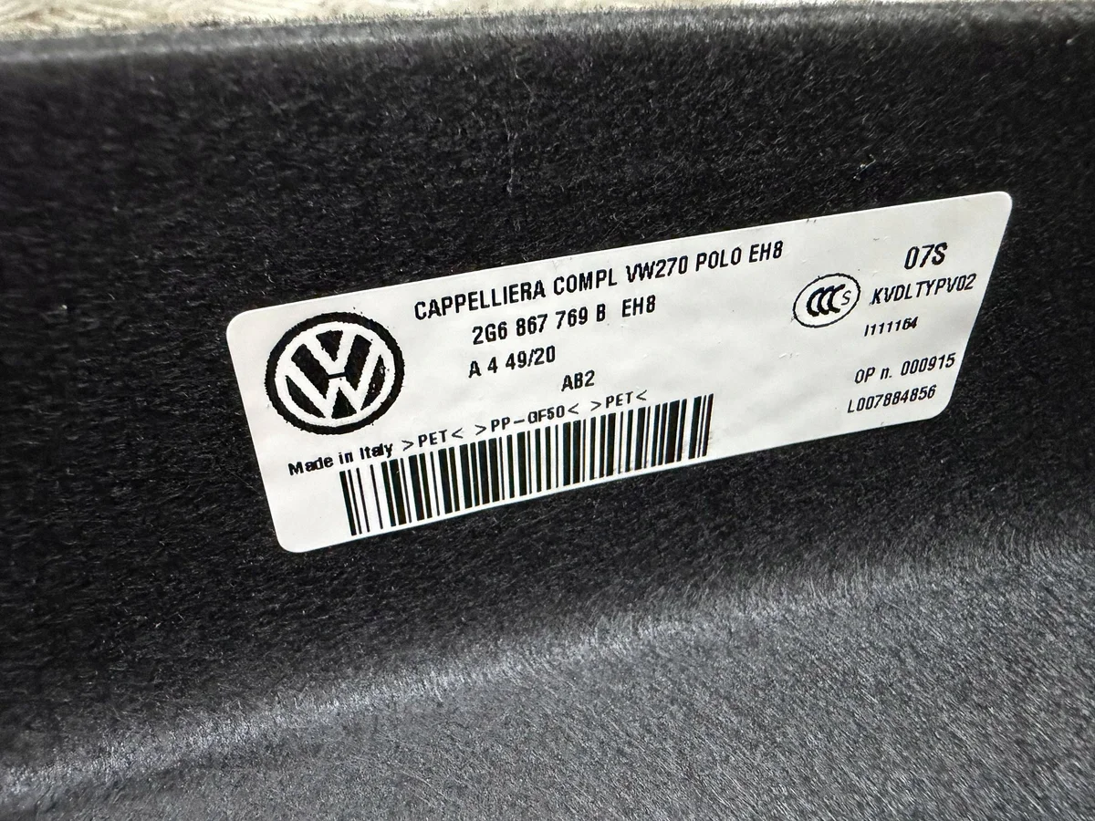 Étagère de coffre VW Polo 2G6867769B image 5