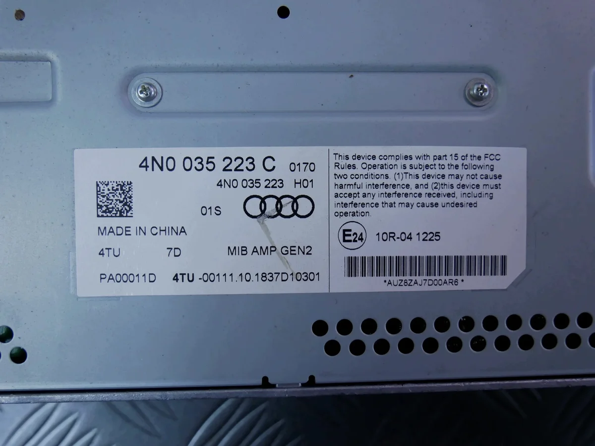 Bang Olufsen Verstärker 4N0035223C Audi A6 C8 A7 image 3
