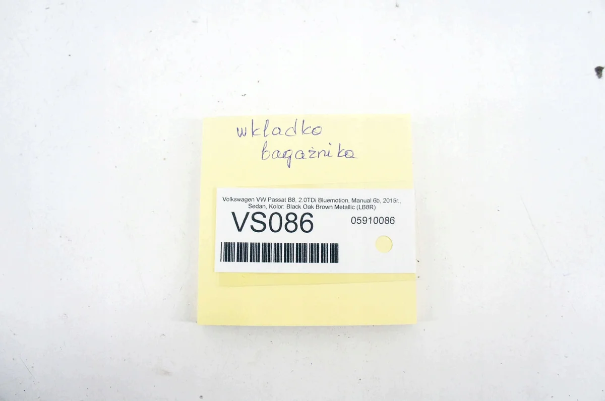 VW Passat B8 Styropor Kofferraum Einsatz VS086 image 8