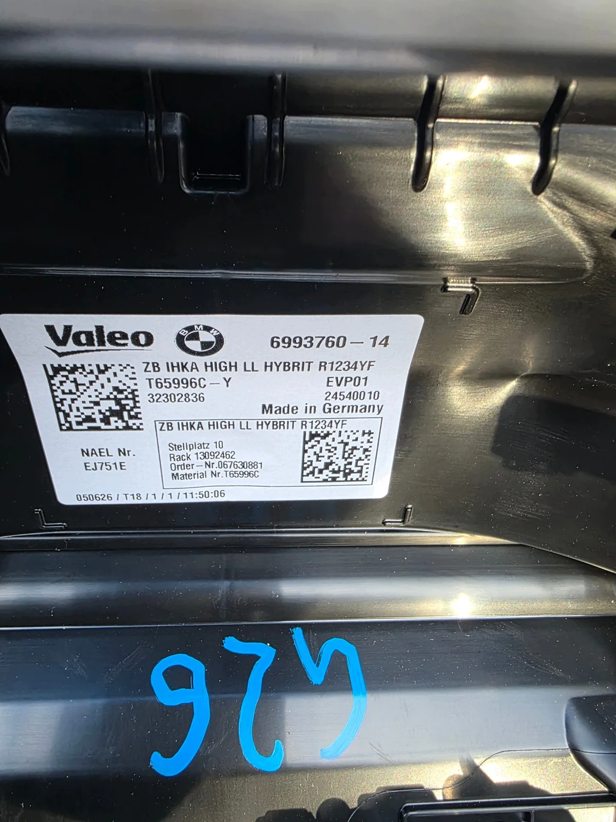 BMW G26 I4 Chauffage Support Tableau Bord image 6