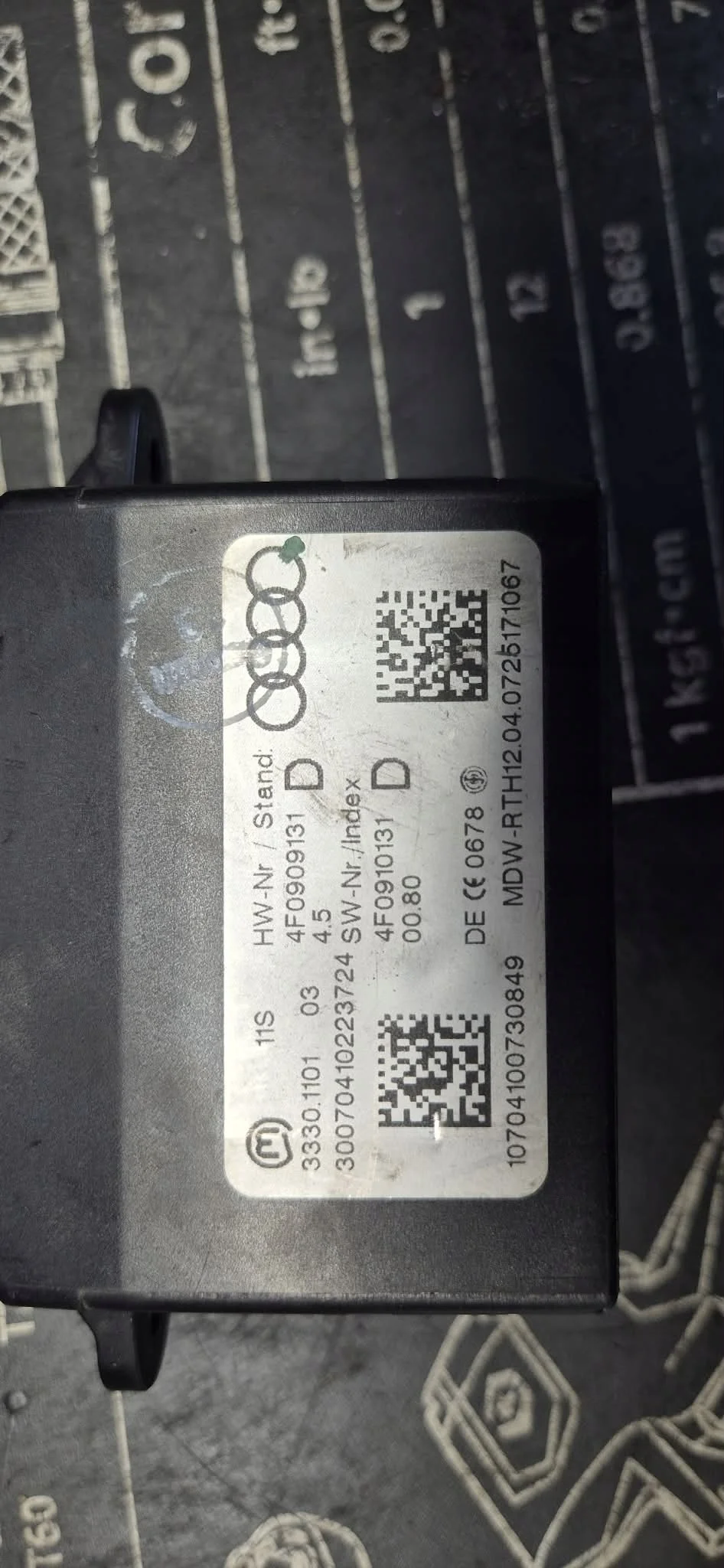Audi A6 C6 3.0 TDI Startblokkering Set image 3