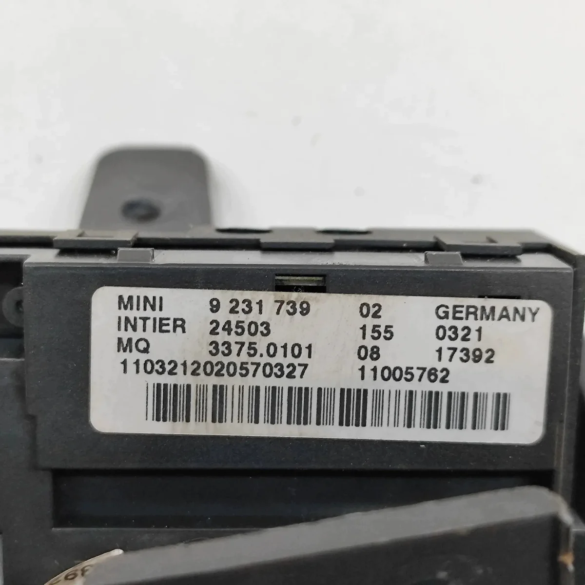 Bouton Start/Stop Mini Clubman R55 9231739 image 7
