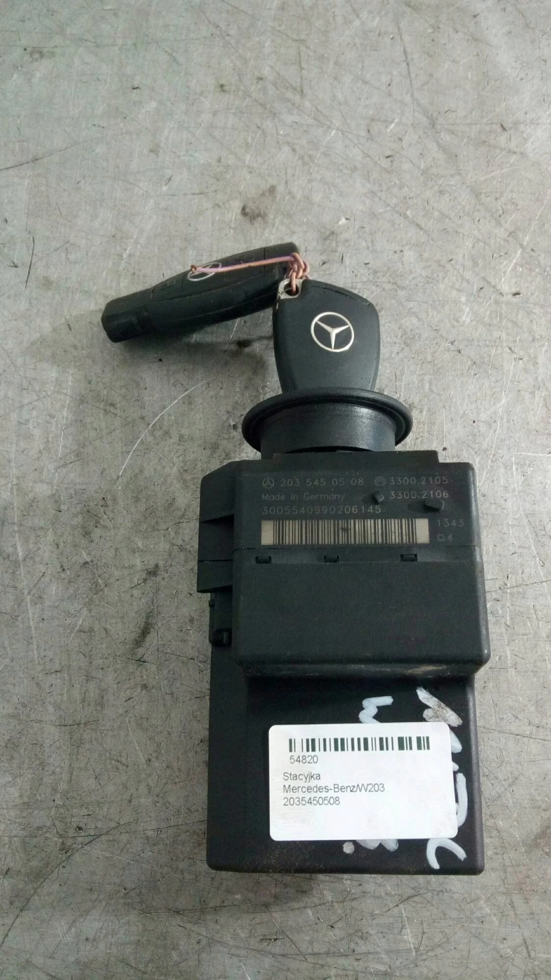 Zündschloss Mercedes-Benz W203 2035450508