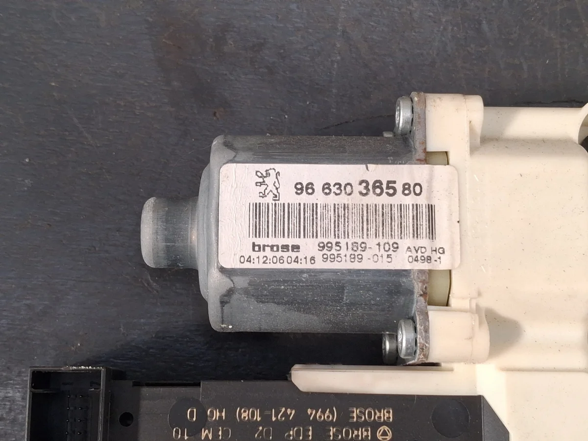 2005 Peugeot 407 Window Regulator 9663036580 image 3