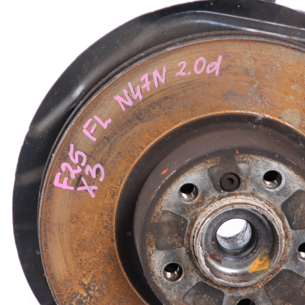 BMW X3 F25 Vorderachse Links Achsschenkel image 3