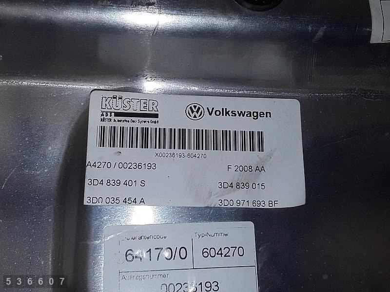 Vw Phaeton 2006 Alzacristalli OEM 3D4839401S image 5