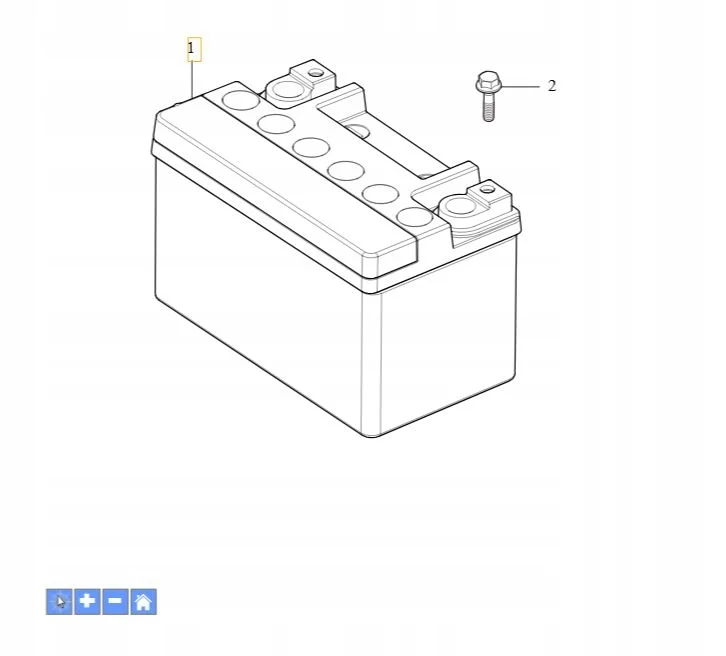 Batterie auxiliaire Volvo 31296300 image 5