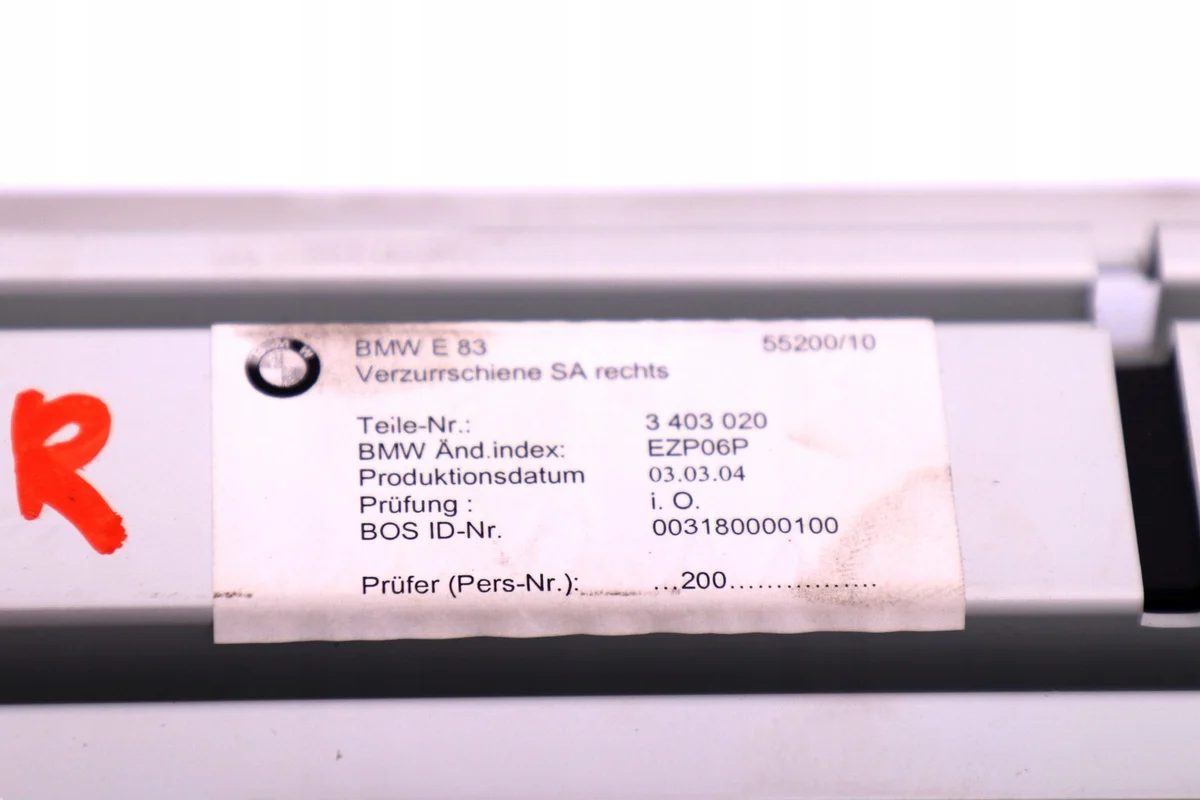 BMW X3 E83 2.0 D Bagage rail 3403019 image 10
