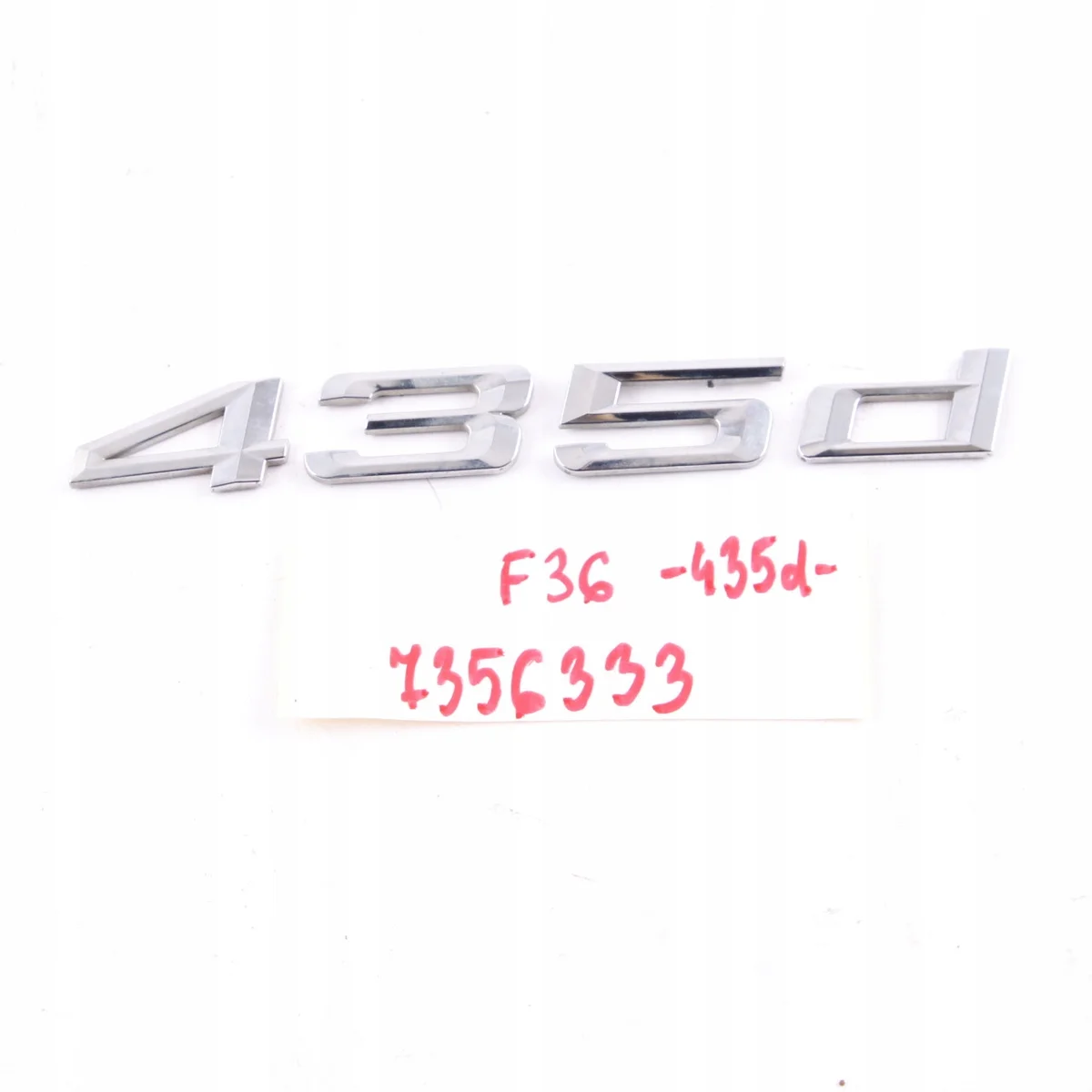 Emblème coffre BMW 435d F32 F36 7356333