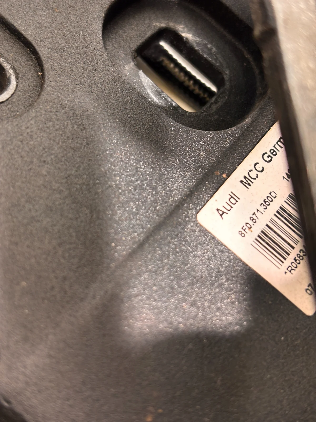 Audi A5 8T 8F Cabrio Bisagra Techo OEM 8F0839398D image 4