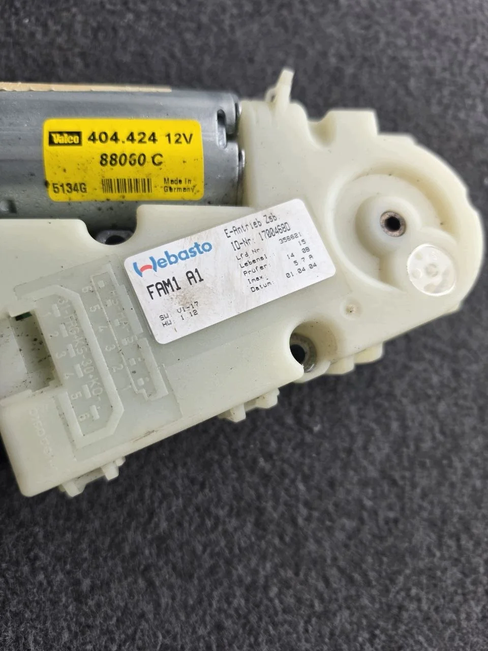 Motor Schiebedach Citroen Xsara 23131231231 image 3