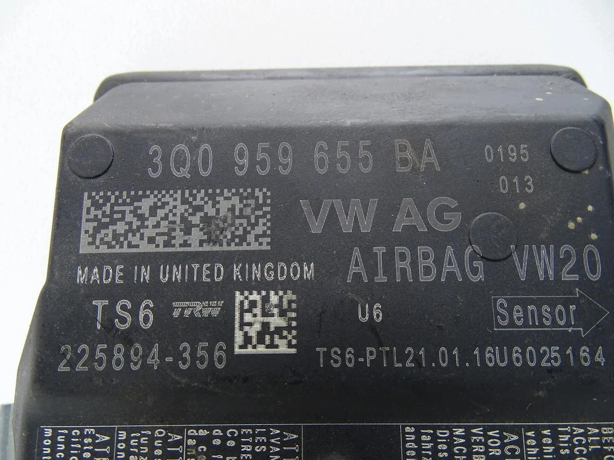 Módulo Sensor Airbag VW Passat B8 3Q0959655BA image 4
