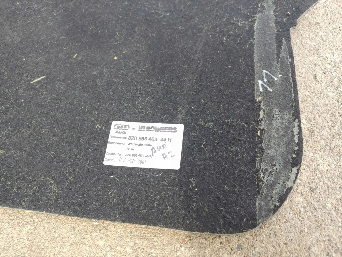 Tapis de coffre Audi A2 8Z086346344H image 6