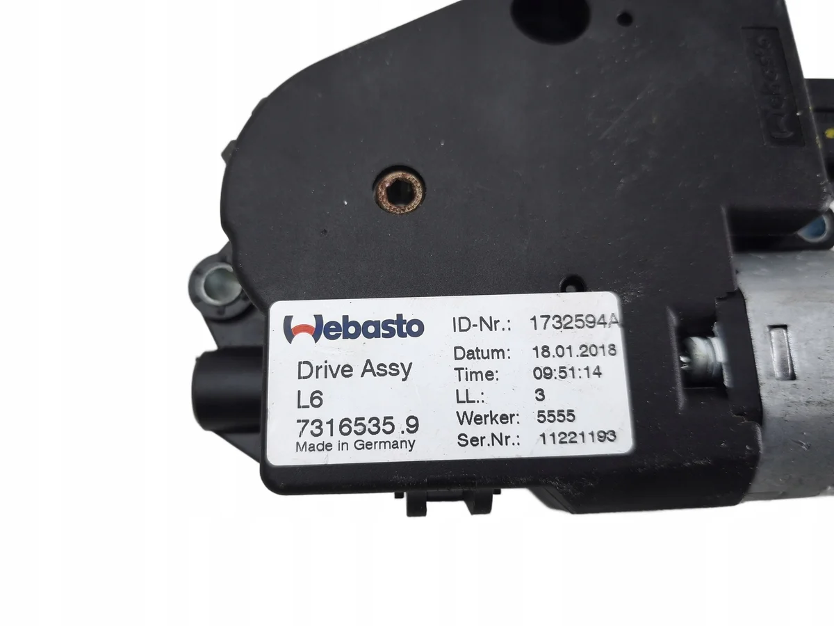 Motor Techo Solar BMW F10 LCI 7316535 Usado image 6
