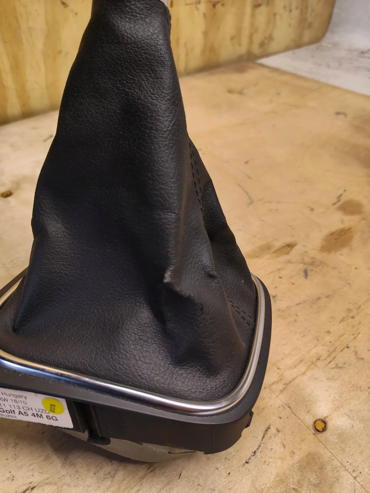 Schaltknauf mit Manschette VW Golf VI gebraucht image 3