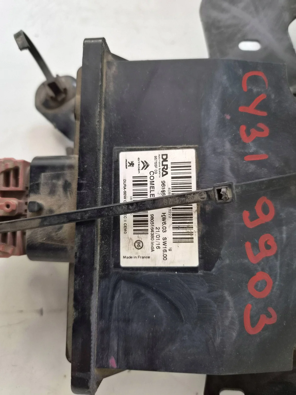 Boîtier de commande Citroën C4 Picasso 9805164380 image 3