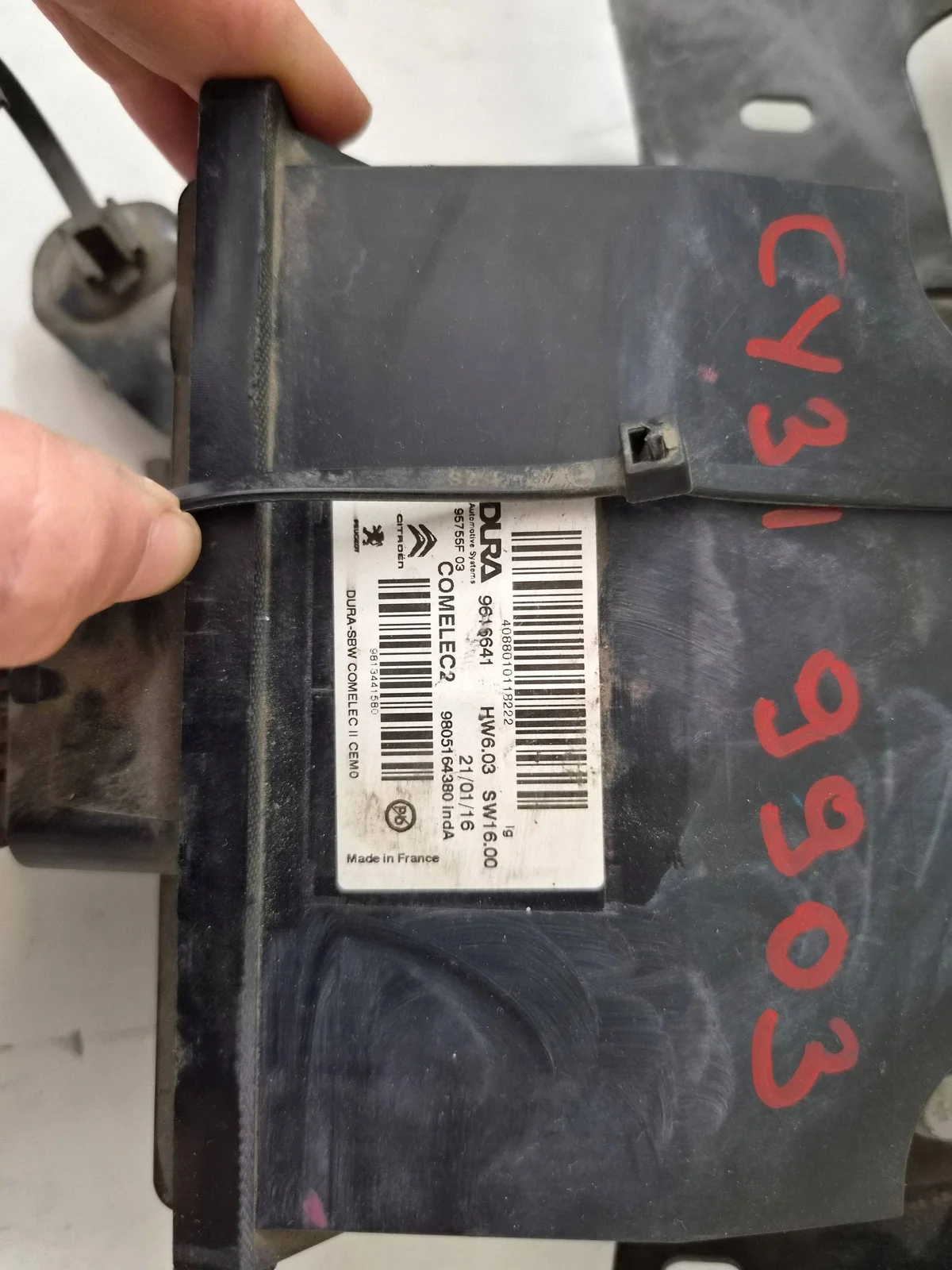 Boîtier de commande Citroën C4 Picasso 9805164380 image 5