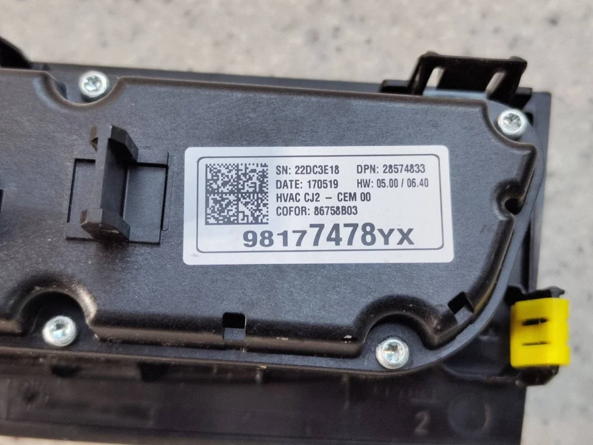 Bedienteil Klimaanlage Opel Grandland X image 3