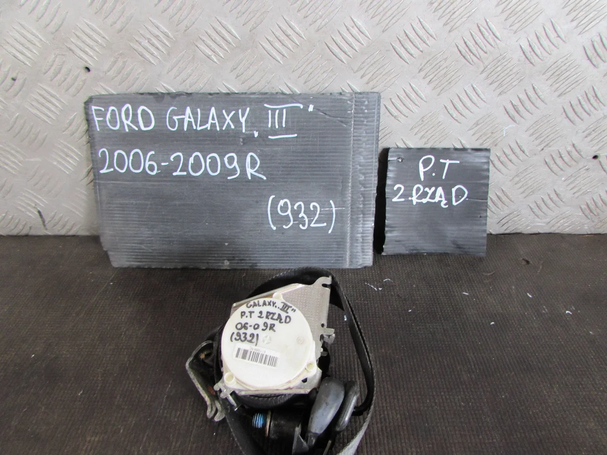 Turvavyö Ford Galaxy III 06-10 Oikea Taka