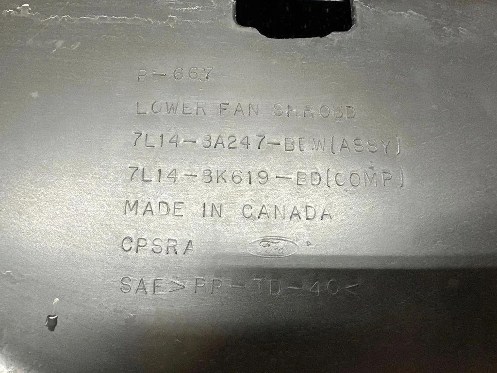 Coperchio Ventola Ford F150 7L148K618BD image 10