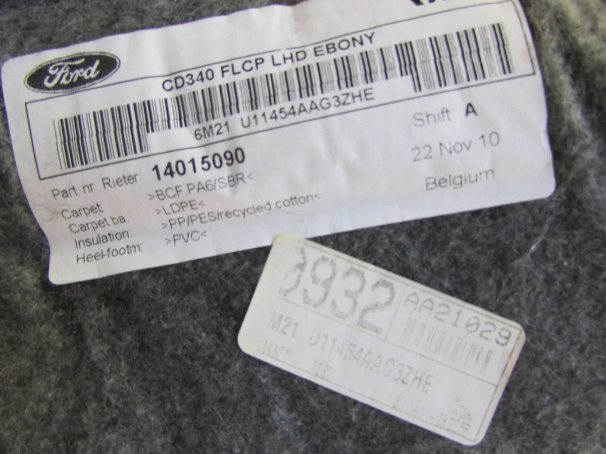 Ford S-MAX I Left Front Floor Mat KBI64175 image 4