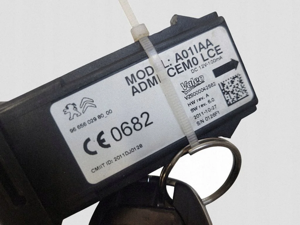 2011 Peugeot 508 Immobilizer Loop 9665602980 image 4