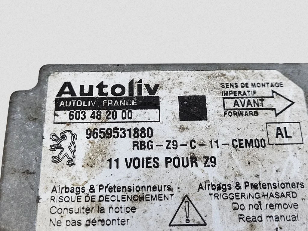 Airbag Steuergerät Peugeot 607 9659531880