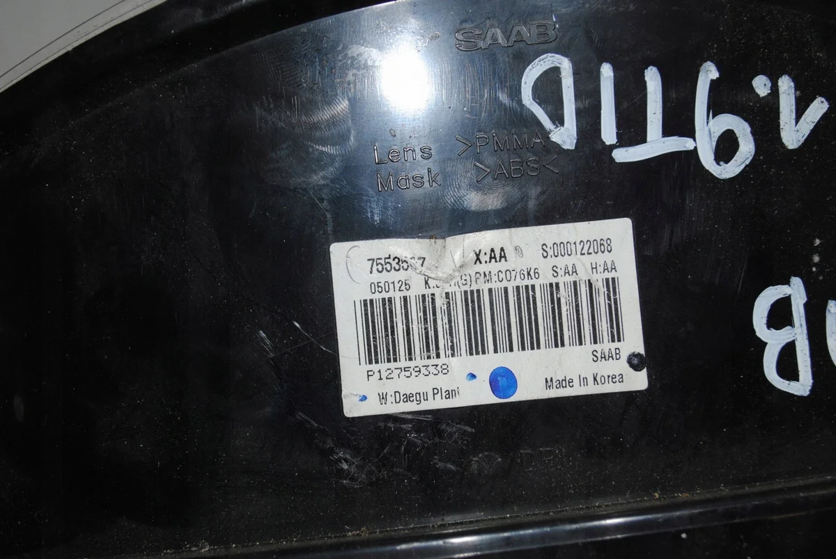 Cruscotto Saab 9-3 1.9 TID 7553537 image 4
