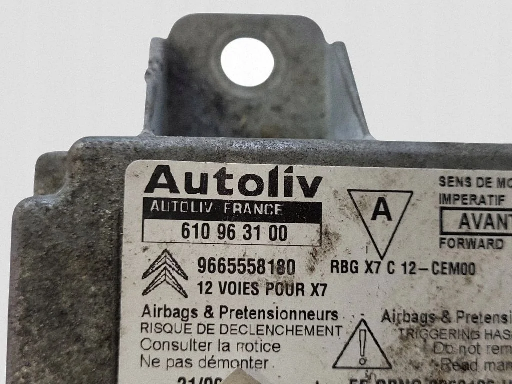 Centralina Airbag Citroen C5 9665558180 image 3