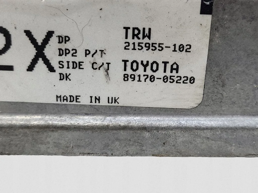 2007 Toyota Avensis Airbag Control Module 8917005220 image 3
