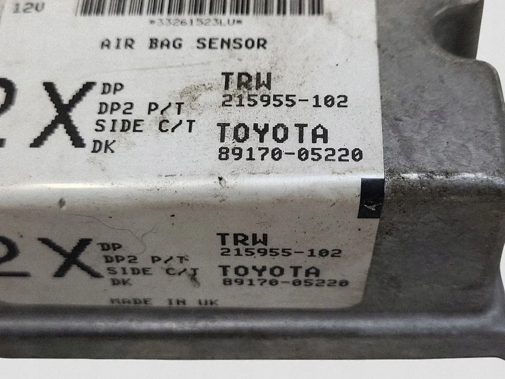 2007 Toyota Avensis Airbag Control Module 8917005220 image 4