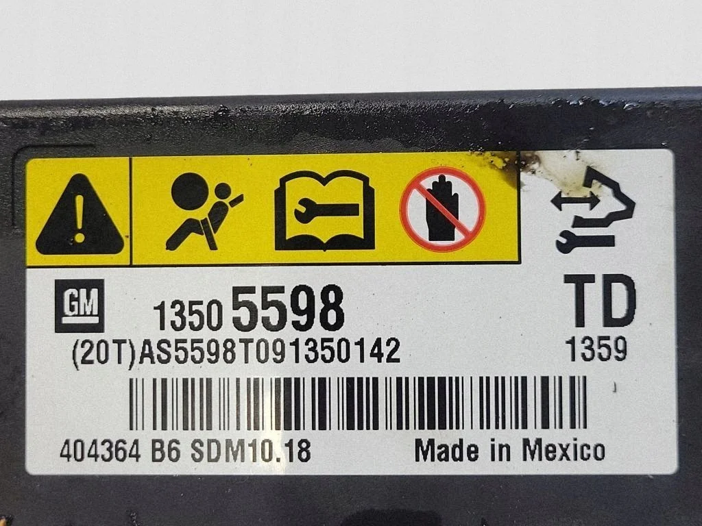 2009 Opel Insignia A Airbag Steuergerät 13505598 image 4