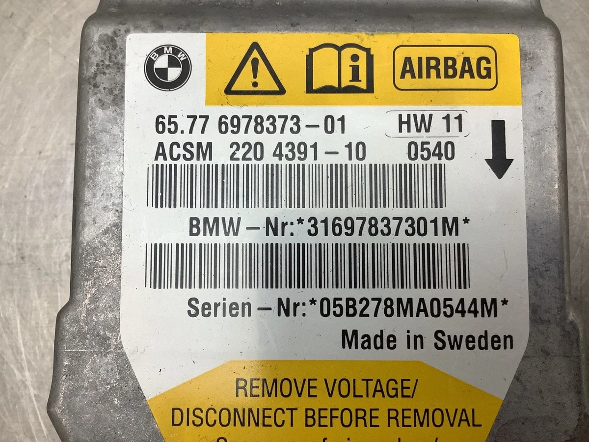 Centralina Airbag BMW 5 E60 E61 6978373 image 5