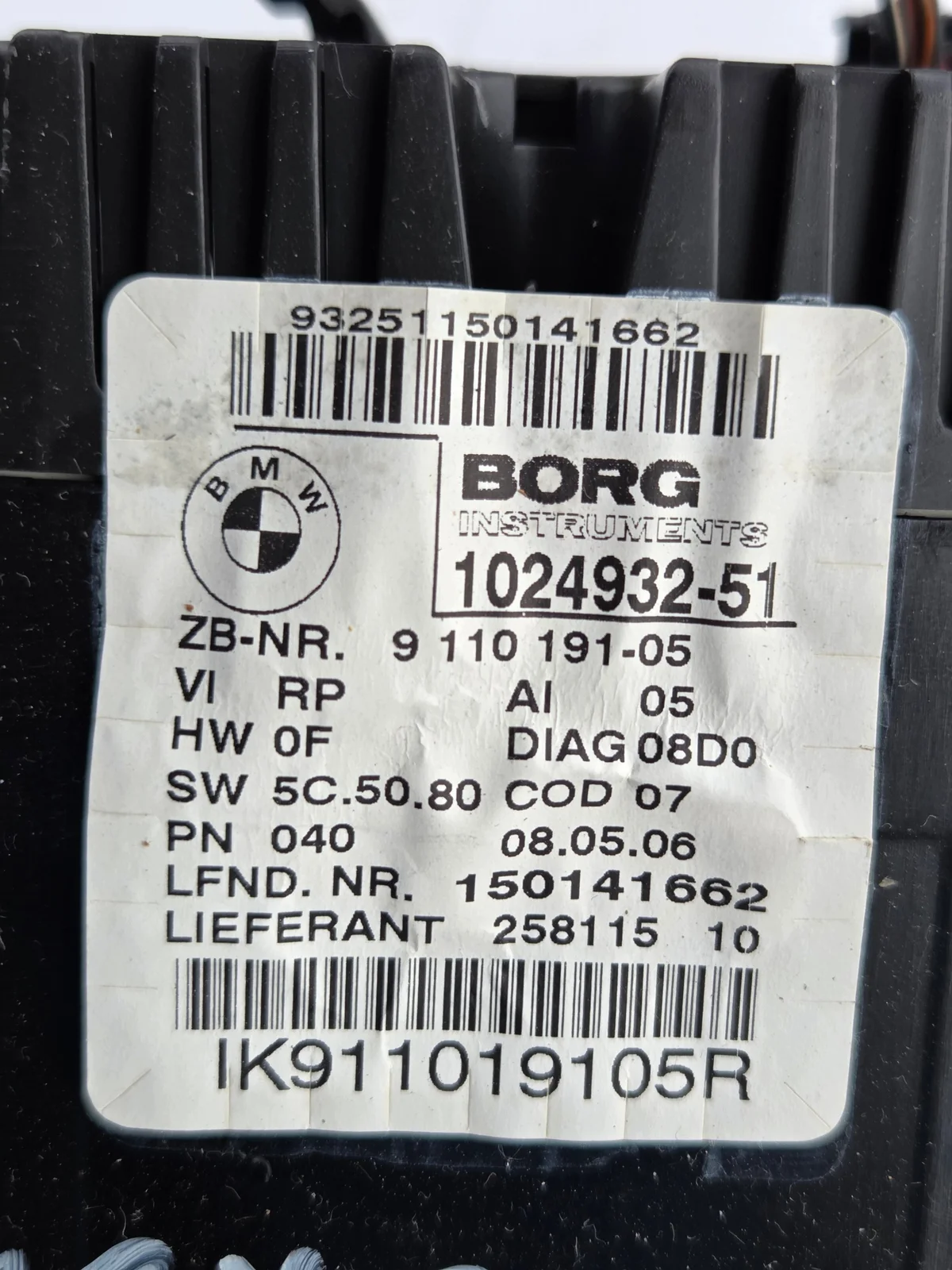 BMW 1 E87 E81 Tacho 2.0 Benzin N46 image 5