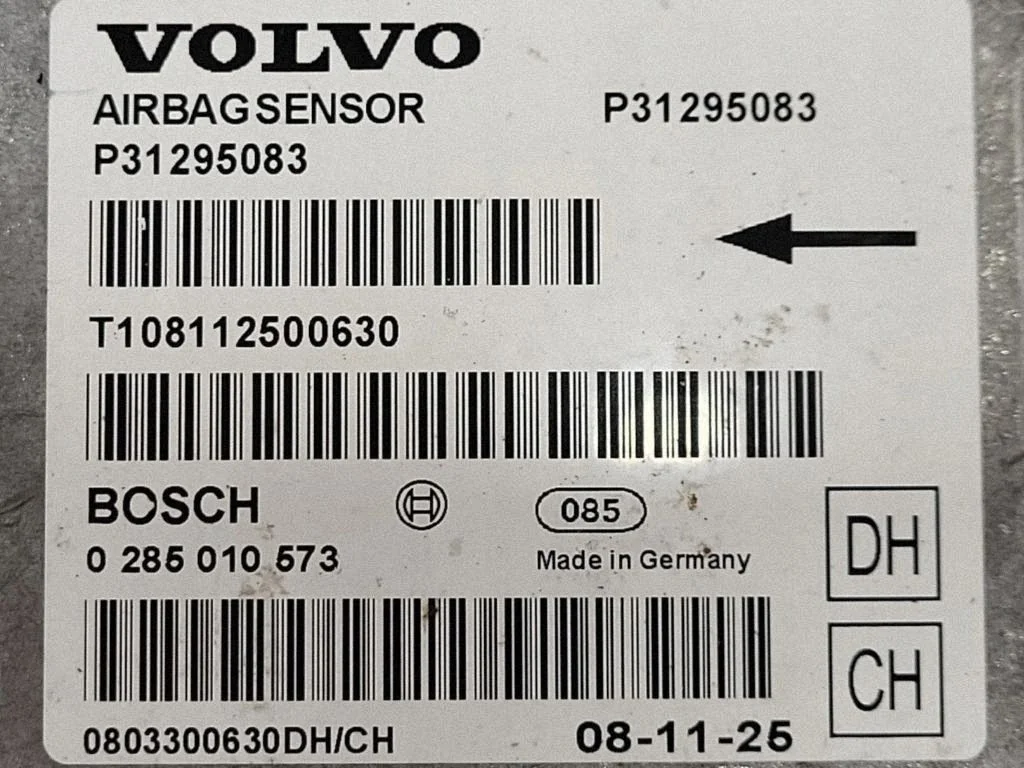 2010 Volvo V70 Airbagstyrning P31295083 image 4