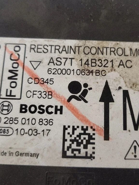 Ford Mondeo MK IV Airbag Steuergerät AS7T14B321AC image 3