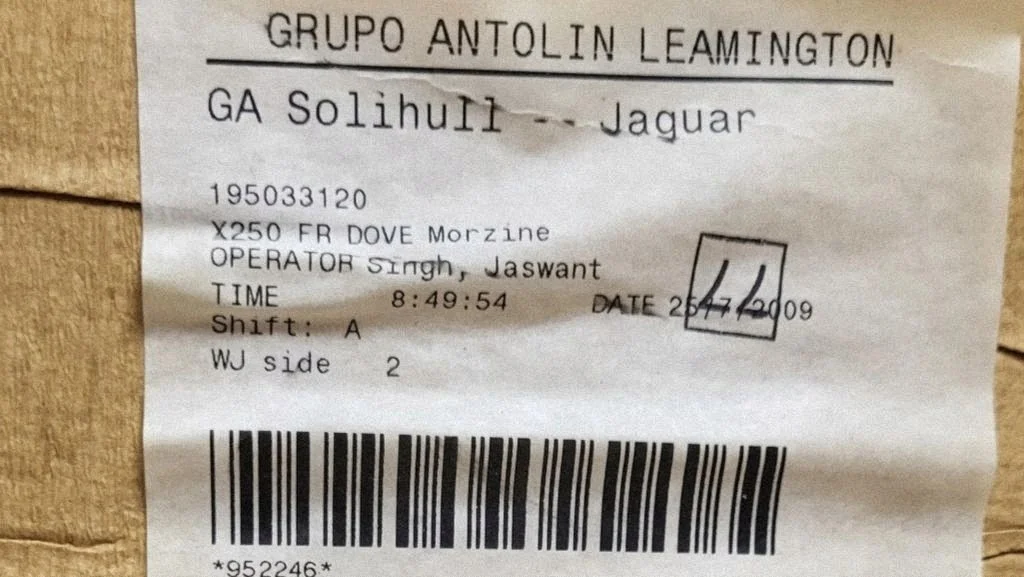 Forro de teto Jaguar XF X250 2010 OEM 195033120 image 7