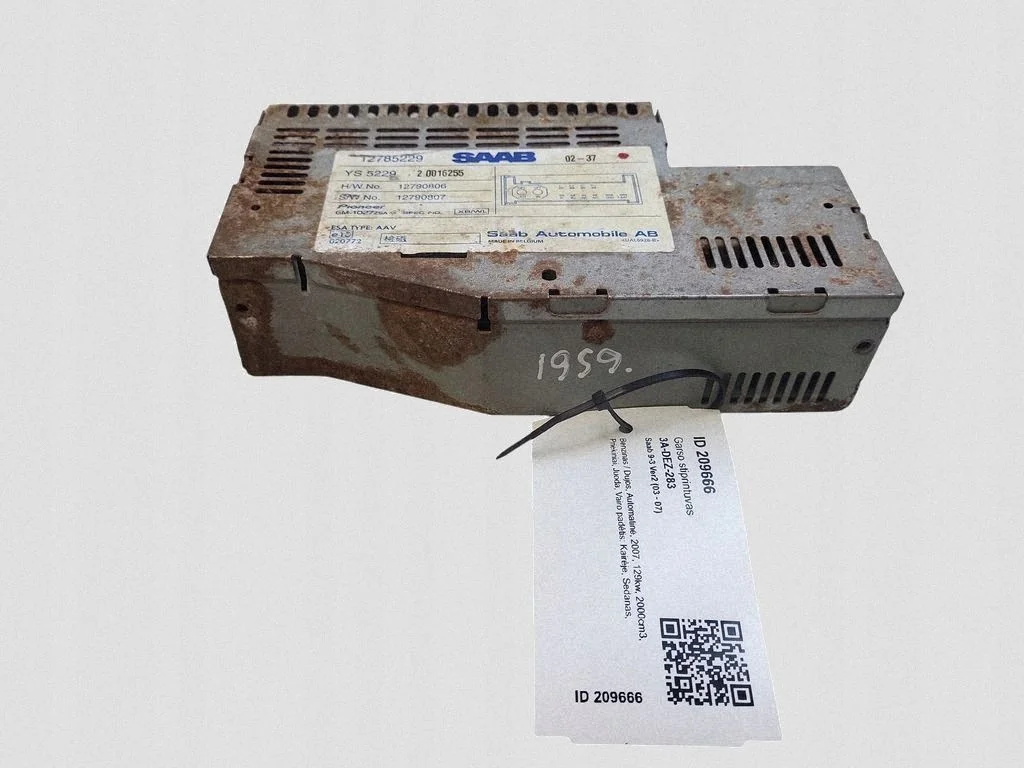 Saab 9-3 Ver2 2007 Amplificatore Audio 12790806 image 5