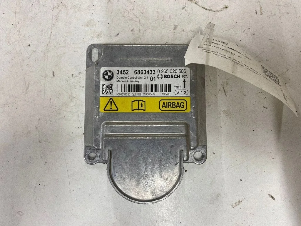 BMW 3 F30 F31 Airbag Steuergerät 34526863433 image 3