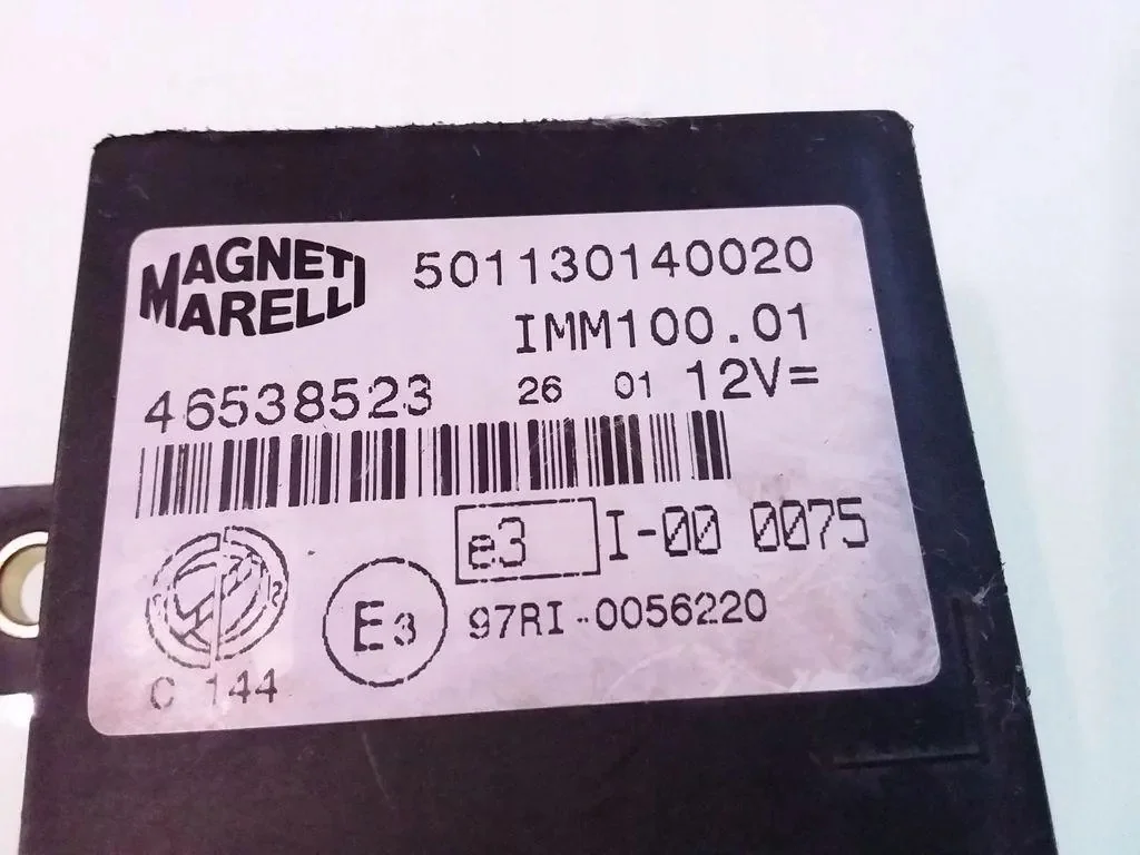 Lancia Lybra Immobilizer Module 46538523 image 3