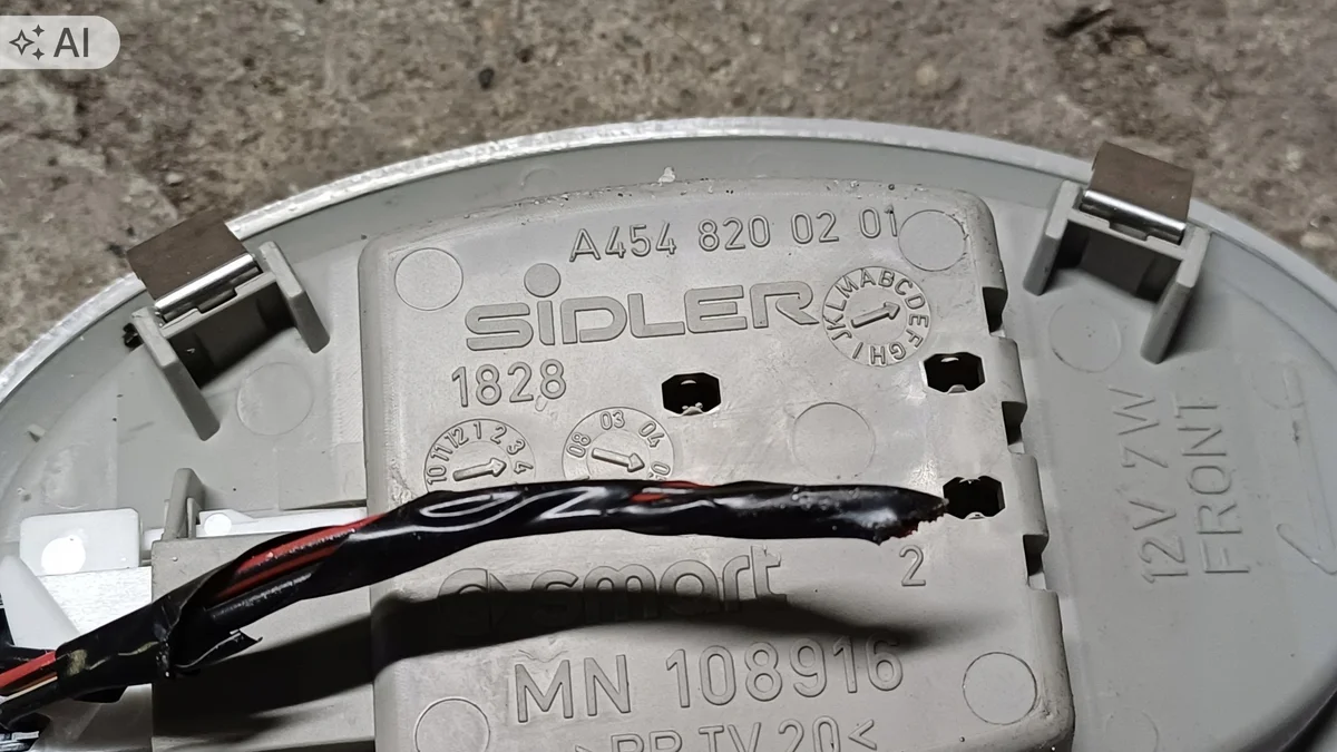 Smart Forfour 04- Interior Light Used image 3