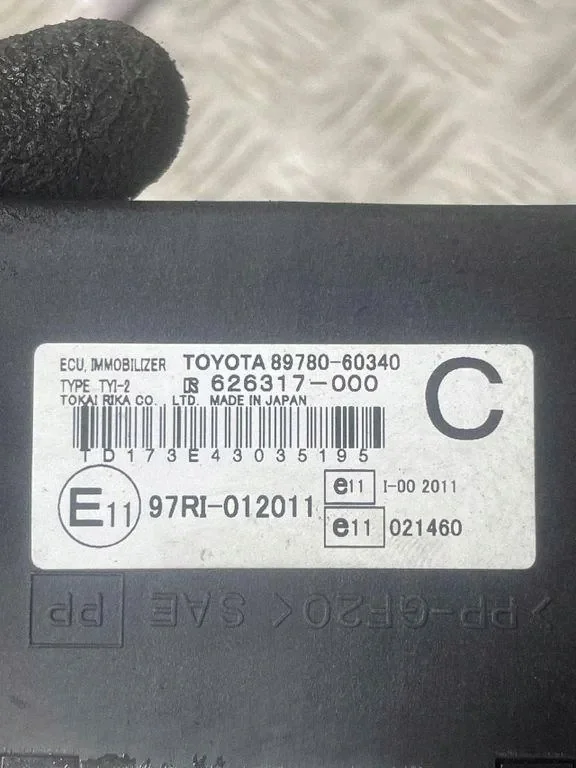 Module antidémarrage Toyota Verso 97RI012011 image 3