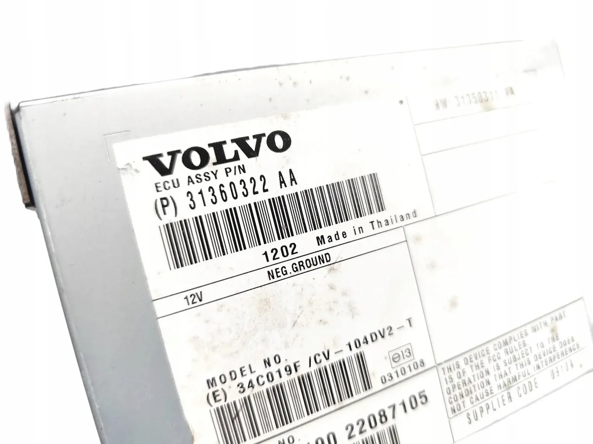 Amplificateur d'antenne Volvo XC60 S60 V60 31360322 image 7