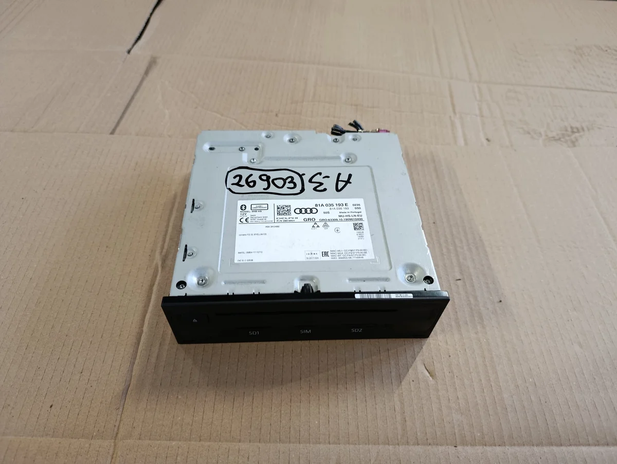 Lettore Scheda Navigazione Audi A3 8V 81A035193E